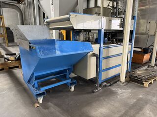 Bandfilterinstallatie, Envirochemie, Split-O-Mat SOM 3000, blauw/grijs